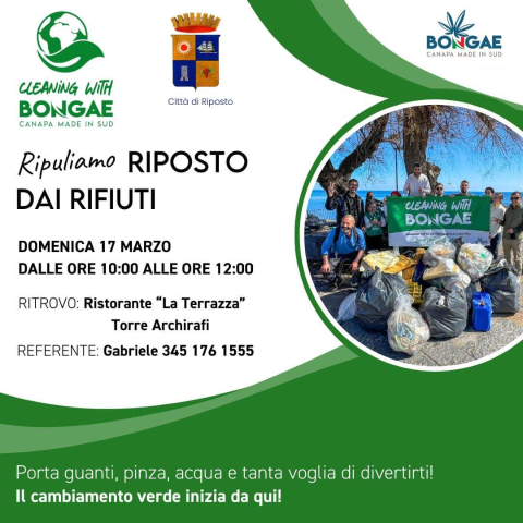 Lungomare, il 17 marzo al via ‘Ripuliamo Riposto dai rifiuti’