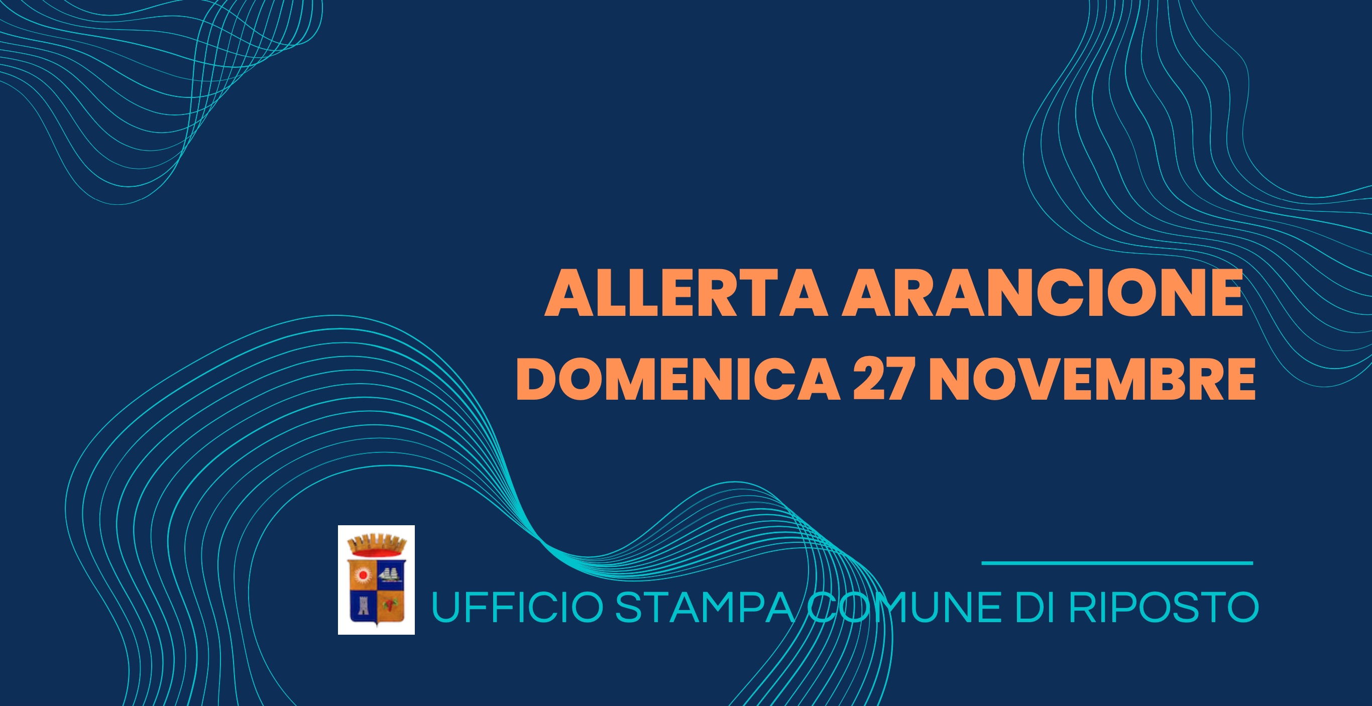 Allerta meteo arancione domenica 27 novembre 2022