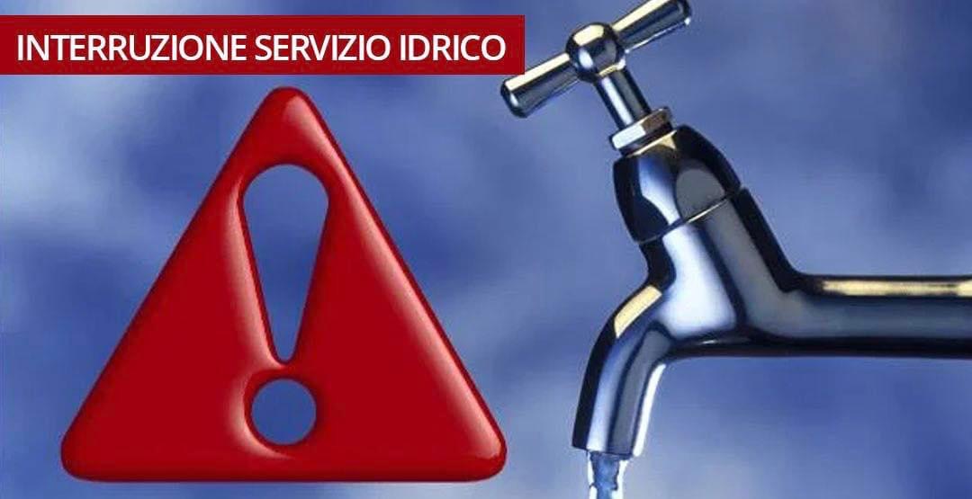 Lunedì 30 ottobre interruzione fornitura di acqua per interventi alla rete idrica