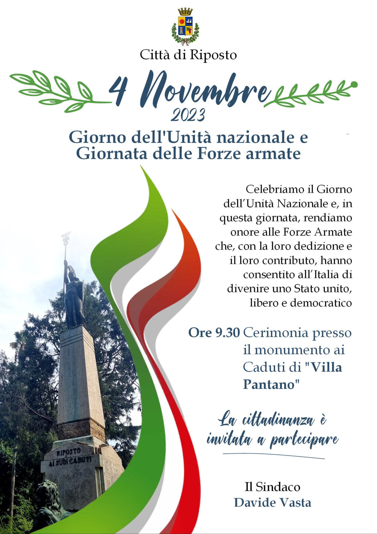 Riposto celebra il 2 e il 4 novembre 