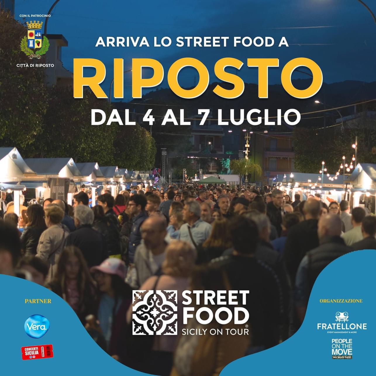 Street food-Sicily on Tour. La tappa di Riposto ricca di novità dal 4 al 7 luglio