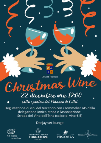 Venerdì 22 dicembre in scena 'Christmas Wine' con vini e musica live