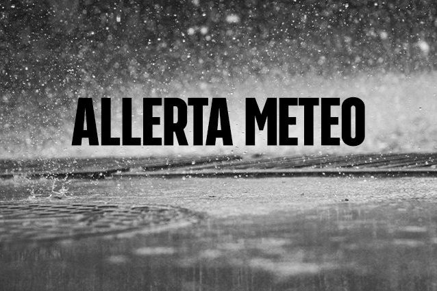 Allerta meteo arancione a riposto per lunedi 23 novembre 